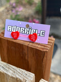 Sassy Sayings Heart Studs - Adorrible