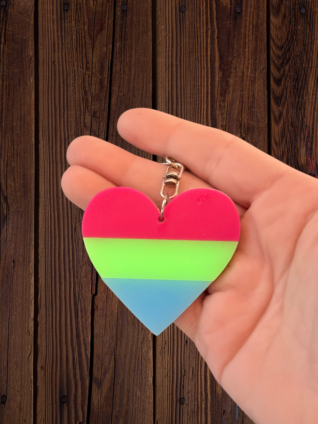 LGBTQ Pride Flag Inspired Bag Charm Keychains
