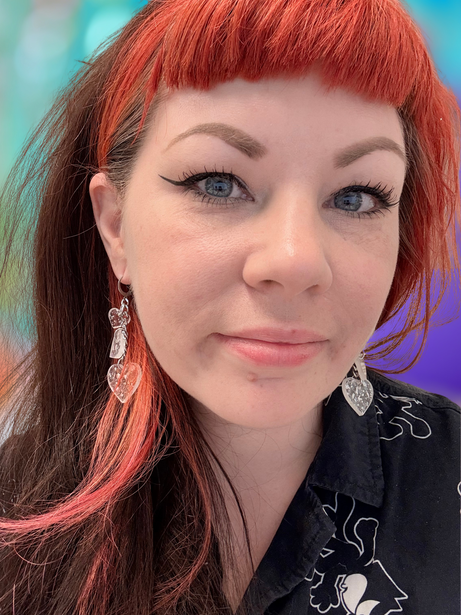 Heart Dangle Earrings