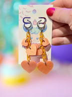 Heart Dangle Earrings