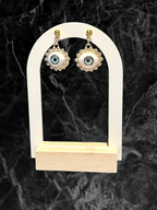 Golden Eyeball Earrings
