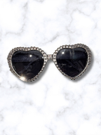 Adorrible rhinestones sunglasses with sparkling embellishments, stylish sunglasses featuring a trendy design and decorative rhinestones.