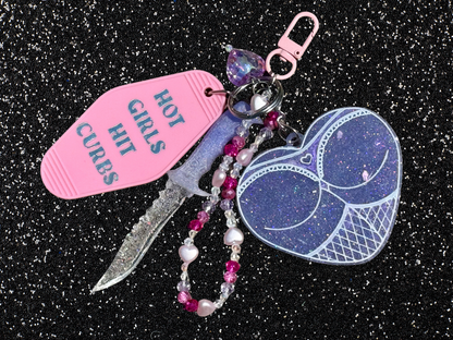 Heart Booty Keychains
