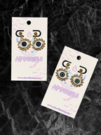 Golden Eyeball Earrings