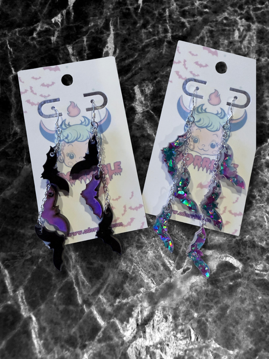 It’s Freaking Bats Hanging Earrings