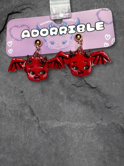 Mini Kewpie Monster Earrings