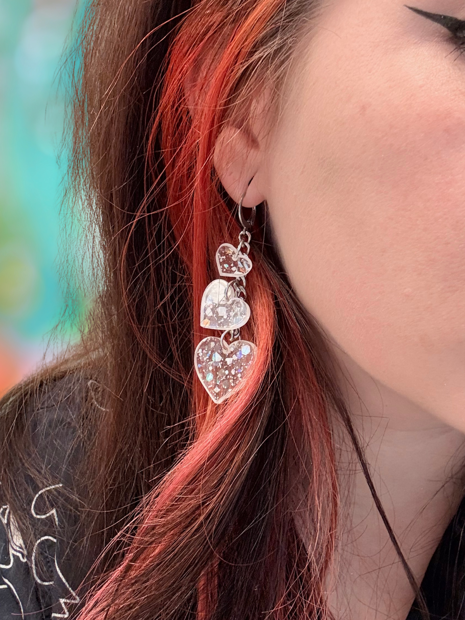 Heart Dangle Earrings
