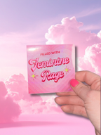 Filled With Feminine Rage Glitter Sticker
