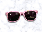 Adorrible rhinestones sunglasses with sparkling embellished frames and dark tinted lenses for a stylish, glamorous look.