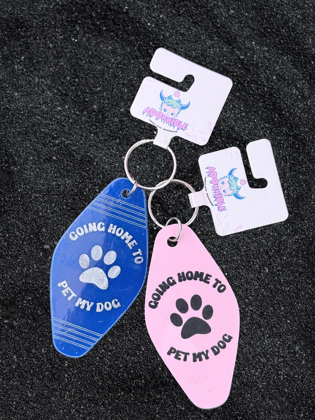 Dog Lover Motel Keychain