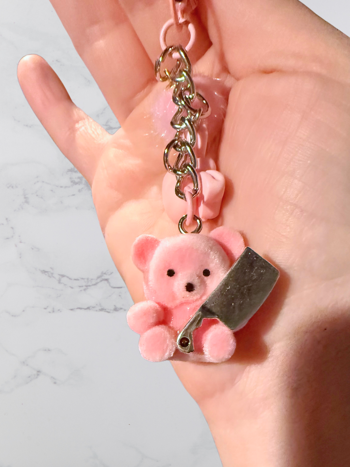Murder Bears Kawaii Teddy Bears with Weapons Keychains