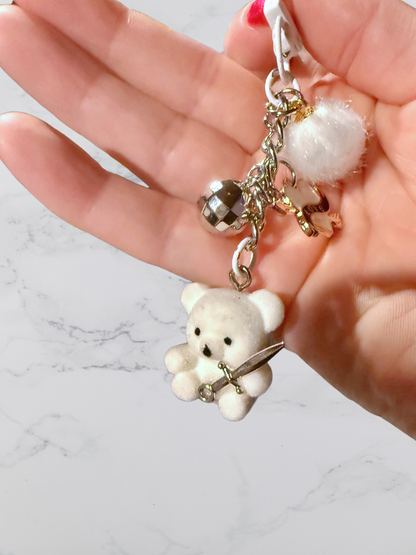 Murder Bears Kawaii Teddy Bears with Weapons Keychains