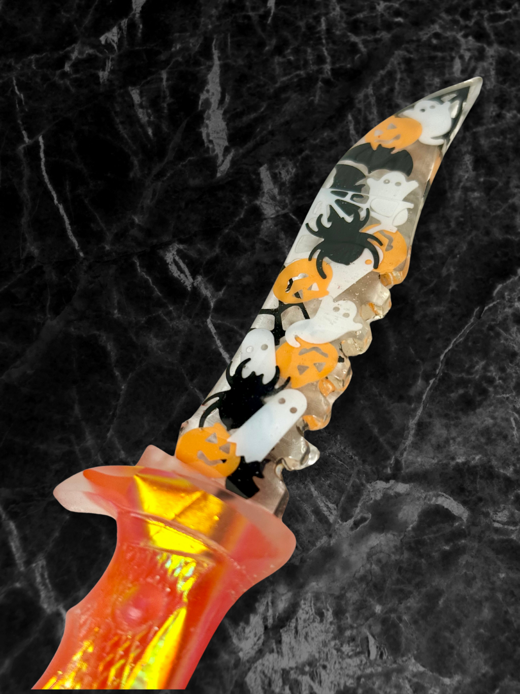 Cute Halloween Themed Resin Decorative Fake Dagger - Adorrible