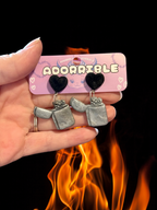 Light My Fire Polymer Earrings - Adorrible