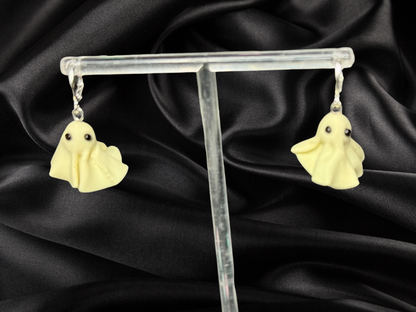 Pastel Ghost Clay Earrings