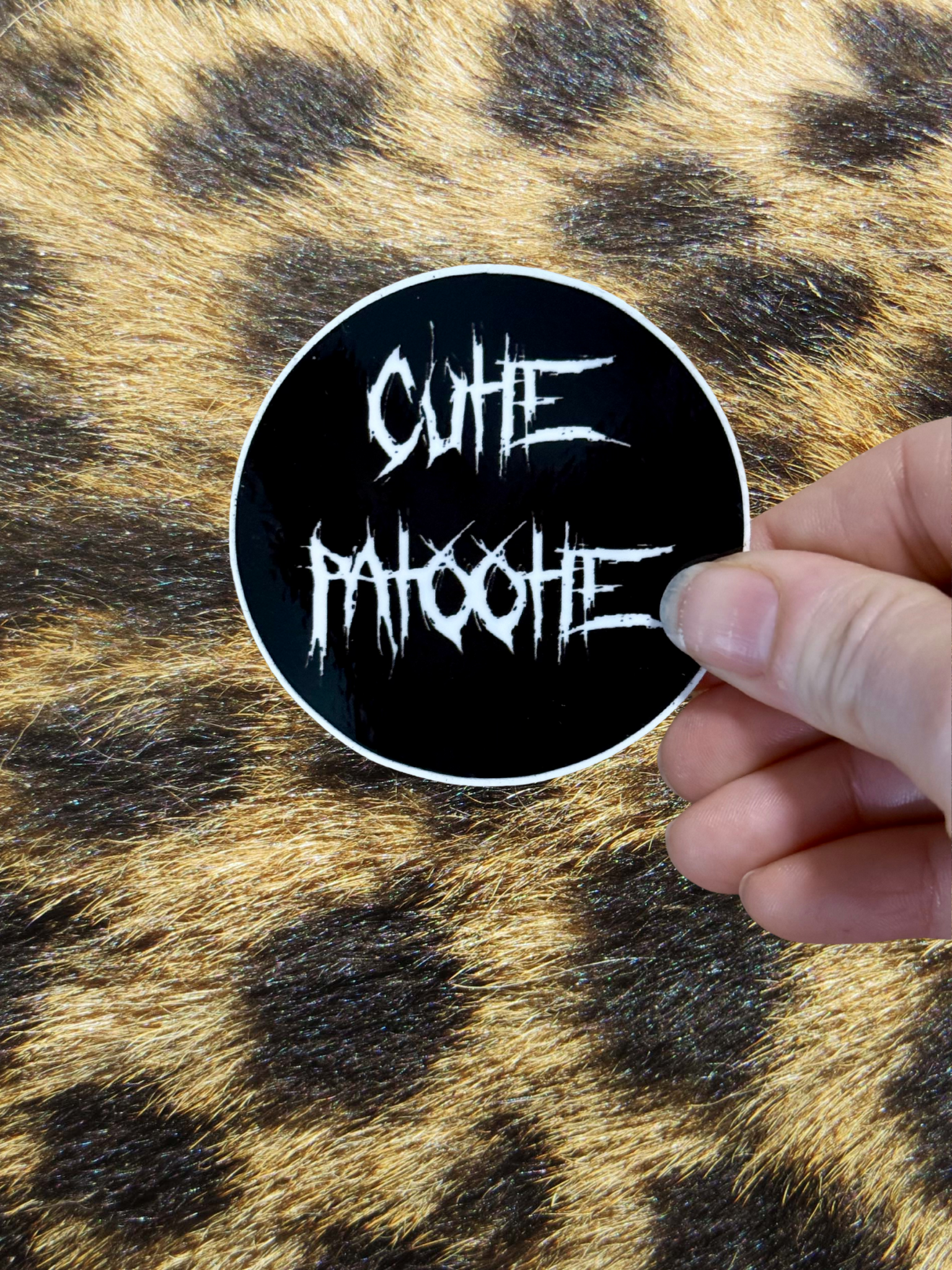 Cutie Patootie Sticker - Adorrible