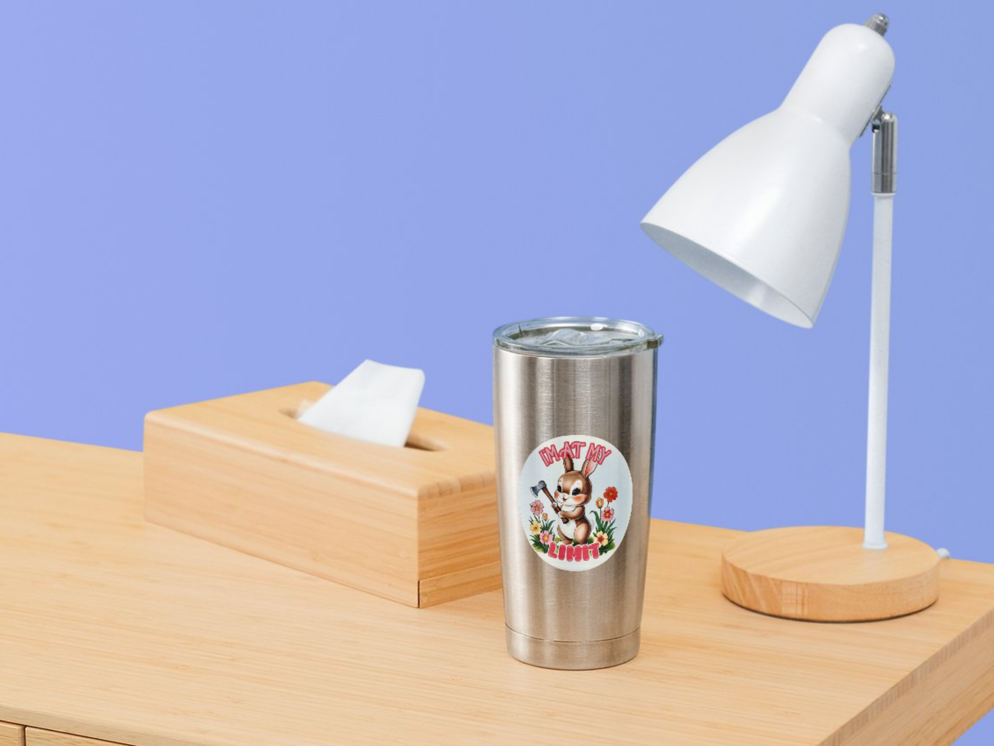 At My Limit Bunny Rabbit Sticker