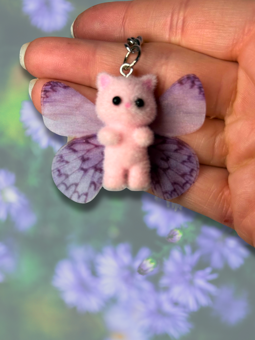 Butterfly Wing Cat Keychains - Adorrible