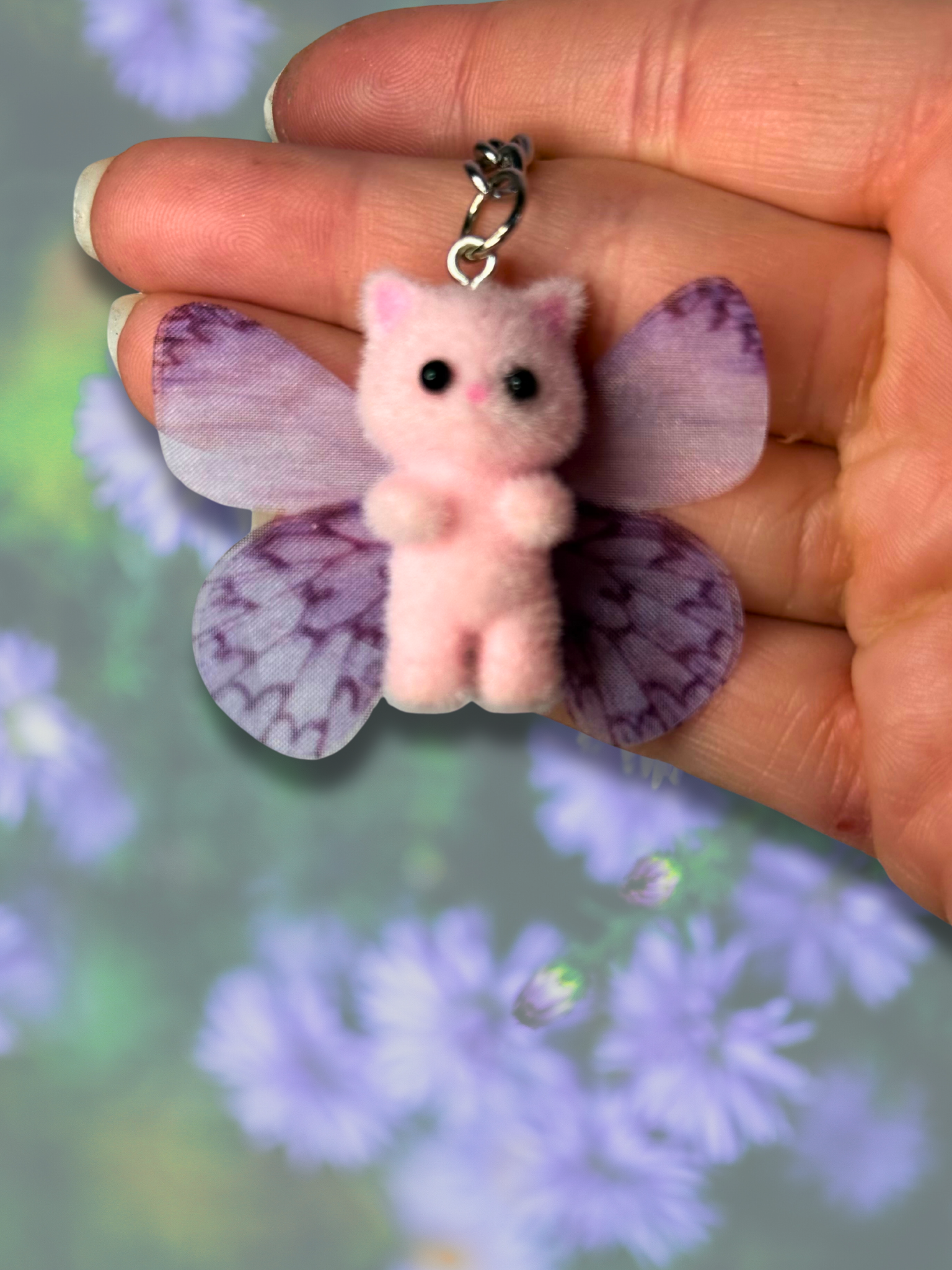 Butterfly Wing Cat Keychains - Adorrible