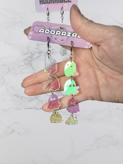Ghosties Long Dangle Earrings