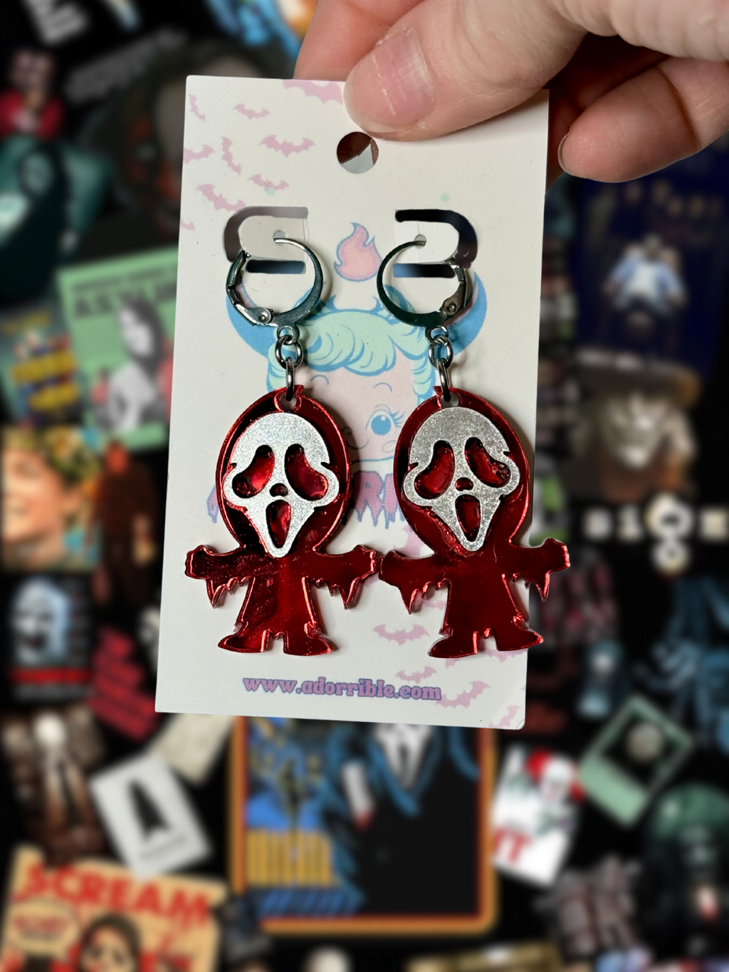 Scream for Me Ghostface Earrings - Adorrible