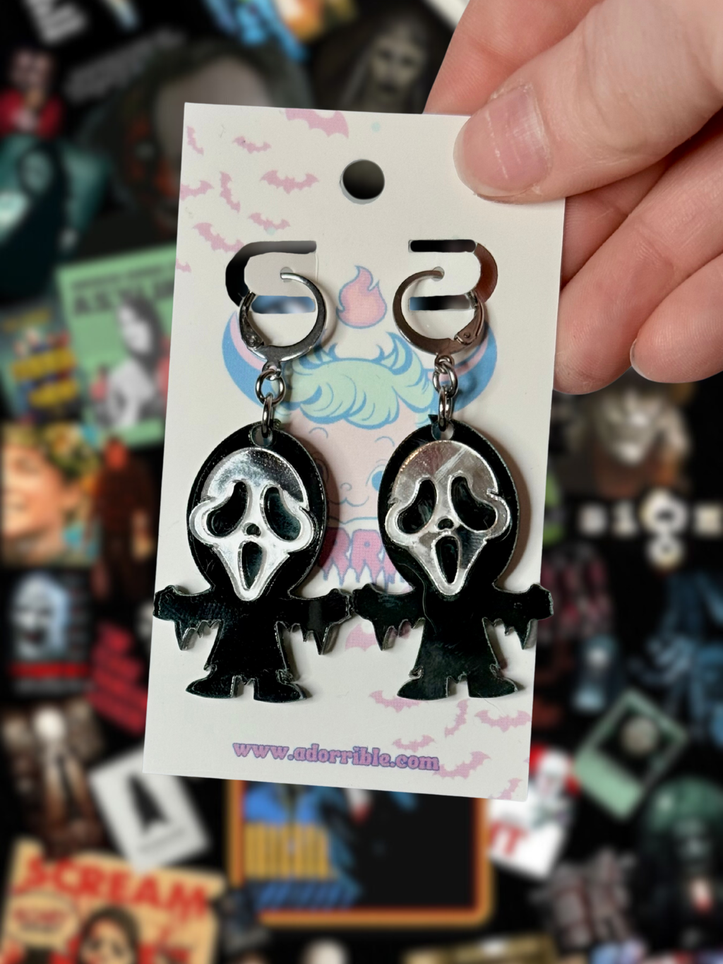 Scream for Me Ghostface Earrings - Adorrible