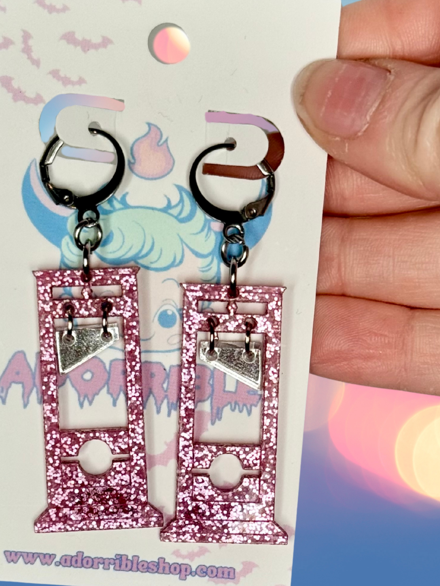 Mini Guillotine Earrings