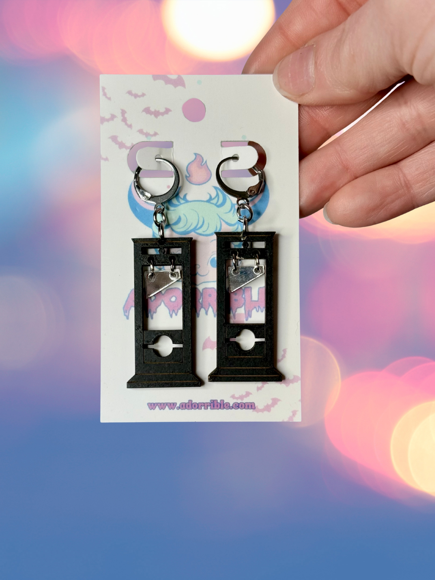 Mini Guillotine Earrings