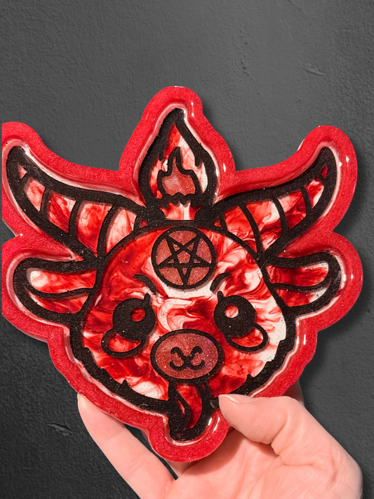 Goat Head Baphomet Tray