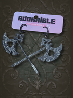 Medieval Battle Axe Earrings - Adorrible