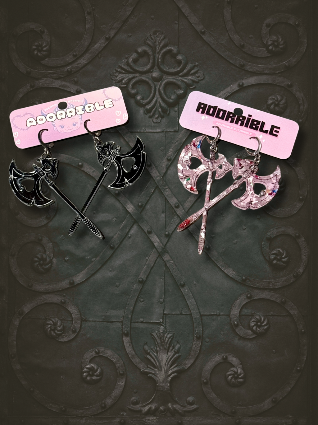 Medieval Battle Axe Earrings - Adorrible