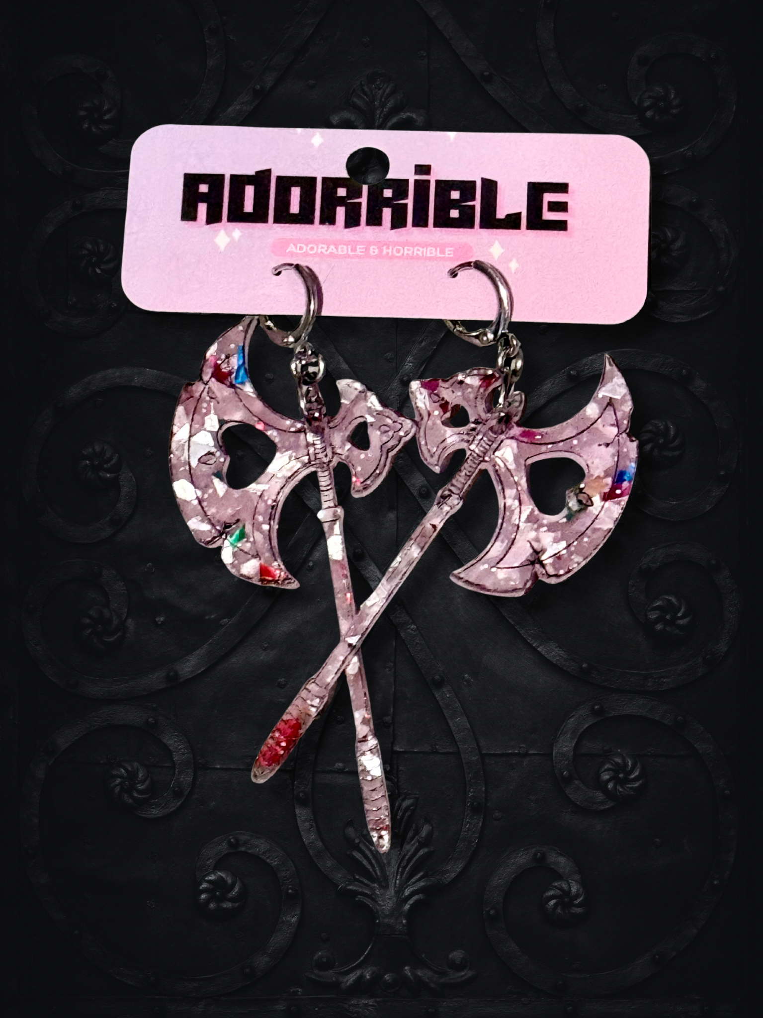Medieval Battle Axe Earrings - Adorrible