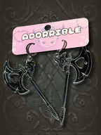 Medieval Battle Axe Earrings - Adorrible
