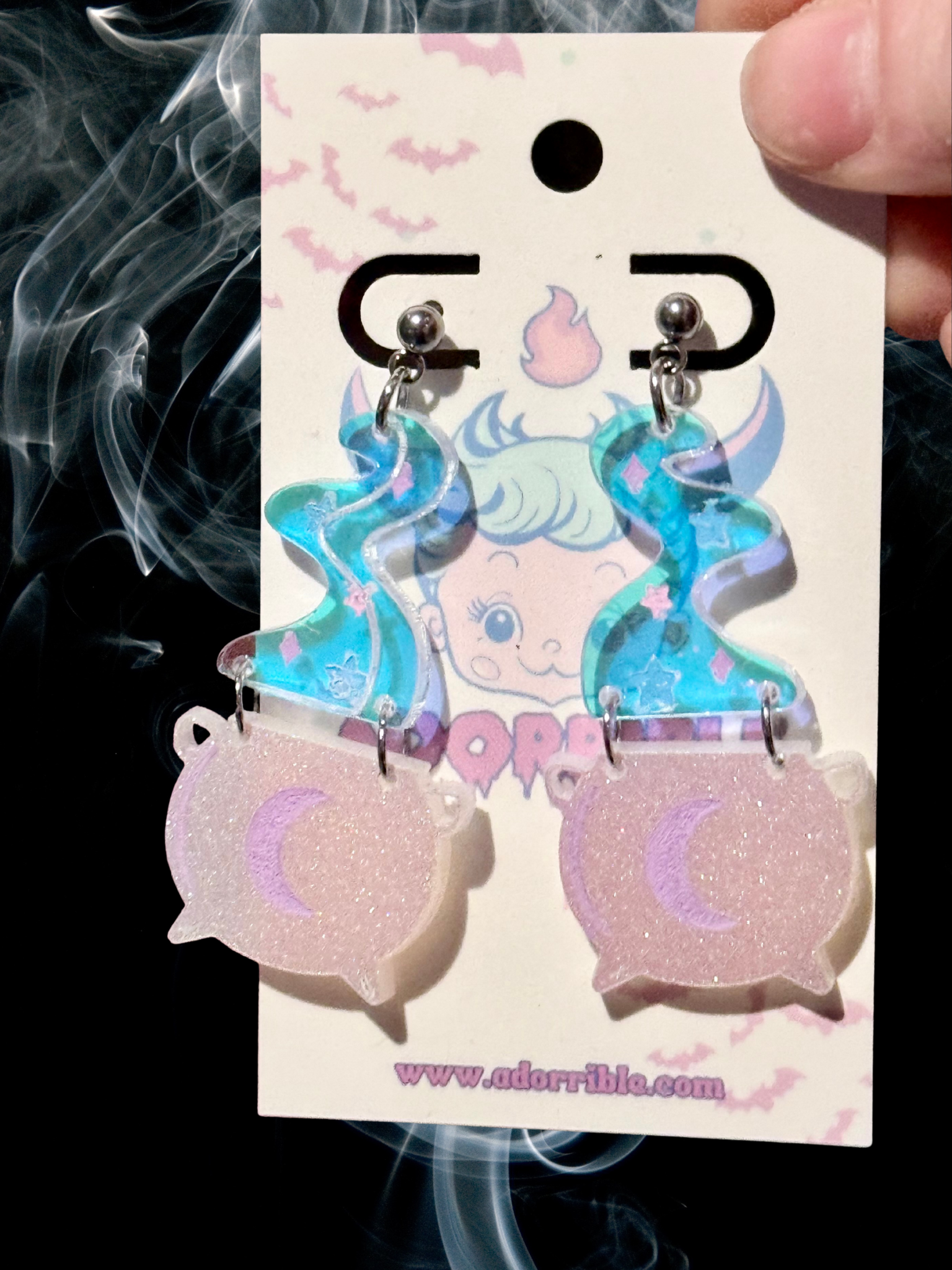 Witch’s Cauldron Earrings - Adorrible