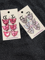 Devilish Conversation Heart Earrings - Adorrible