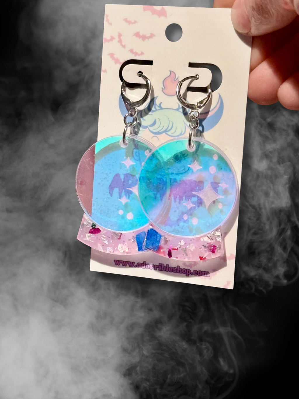 Crystal Ball Earrings - Adorrible