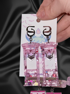 Heart Guillotine Earrings - Adorrible