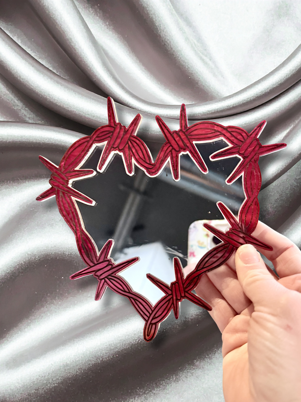 Barbed Wire Heart Wall Mirrors - Adorrible