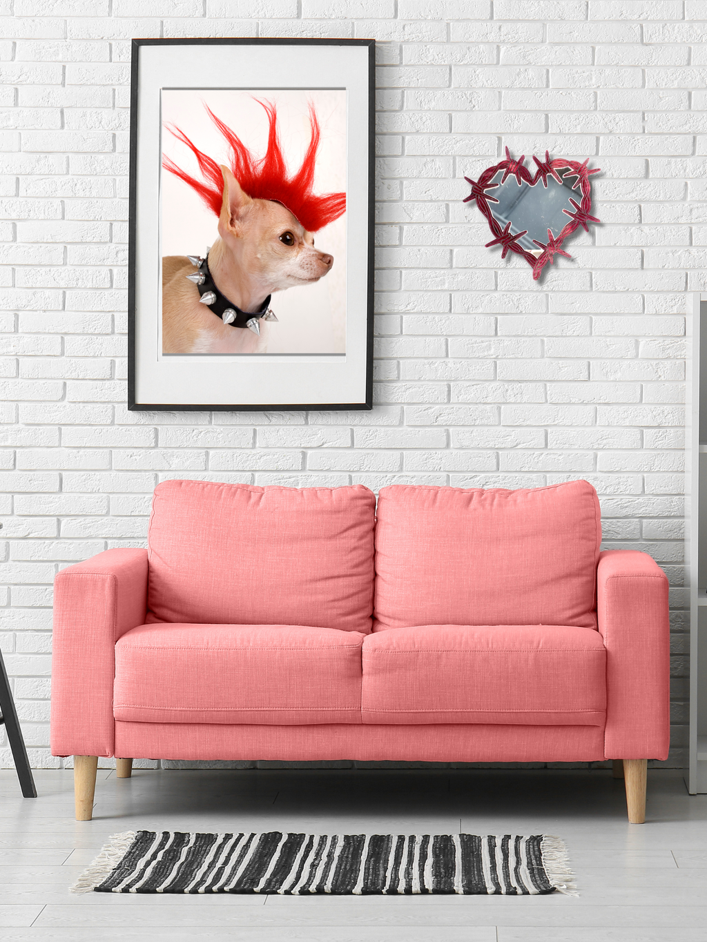 Barbed Wire Heart Wall Mirrors - Adorrible