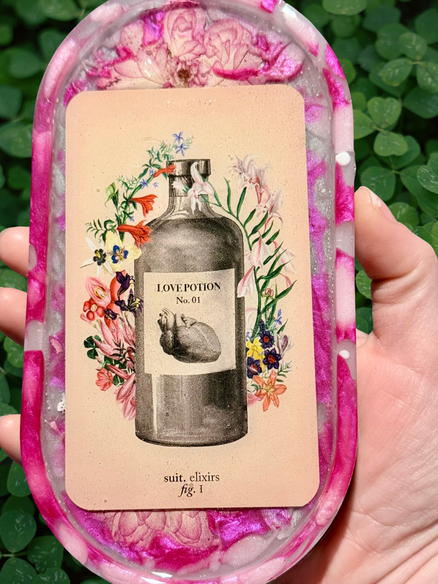 Floral Tarot Card Resin Trays - Adorrible