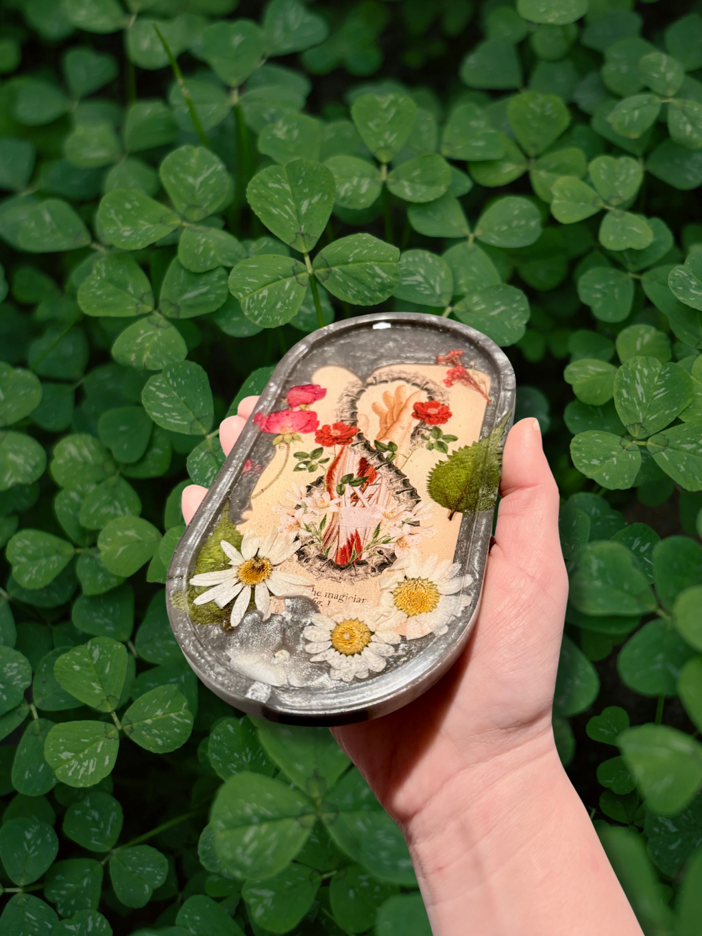 Floral Tarot Card Resin Trays - Adorrible