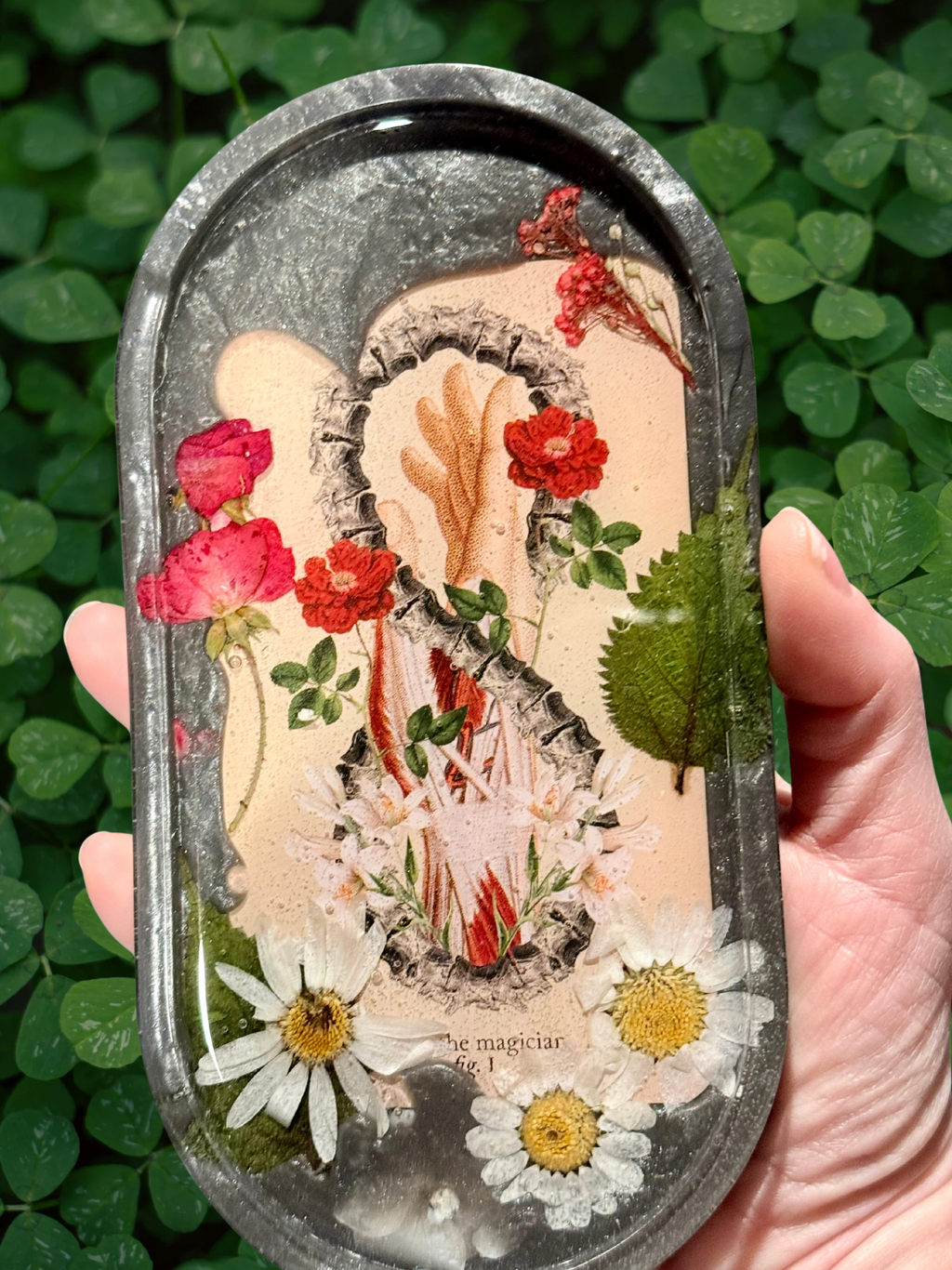 Floral Tarot Card Resin Trays - Adorrible