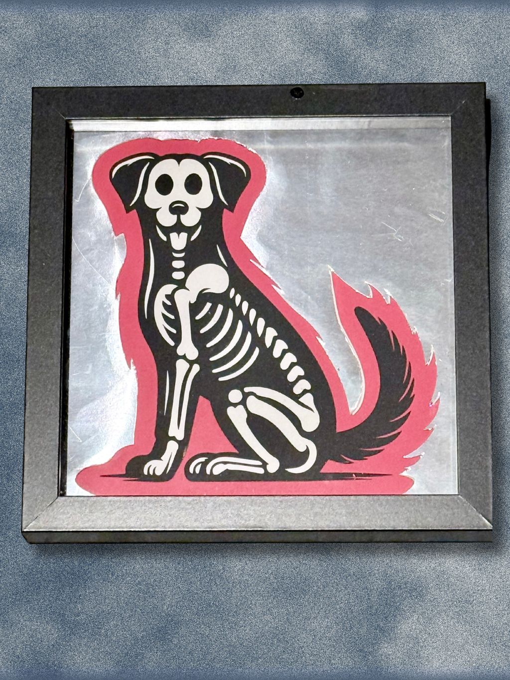Adorrible Dog Layered Paper 3D art featuring a detailed, multi-dimensional paper sculpture of a dog on a white background.