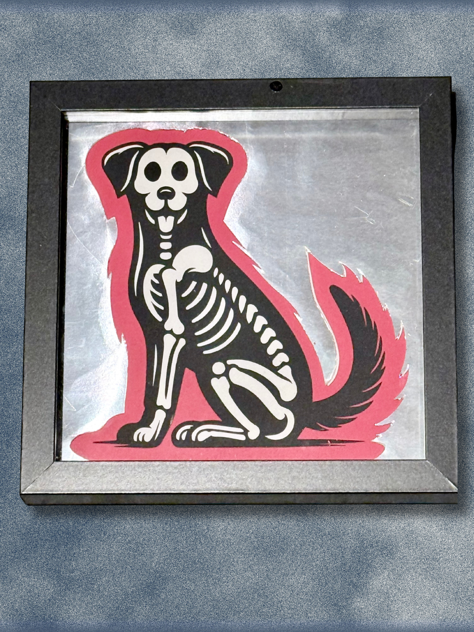 Adorrible Dog Layered Paper 3D art featuring a detailed, multi-dimensional paper sculpture of a dog on a white background.