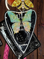 Ouija Board Keychain with Wristlet and Spooky Charms - Adorrible