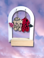 Angel vs Devil Kewpie Baby Doll Earrings - Adorrible