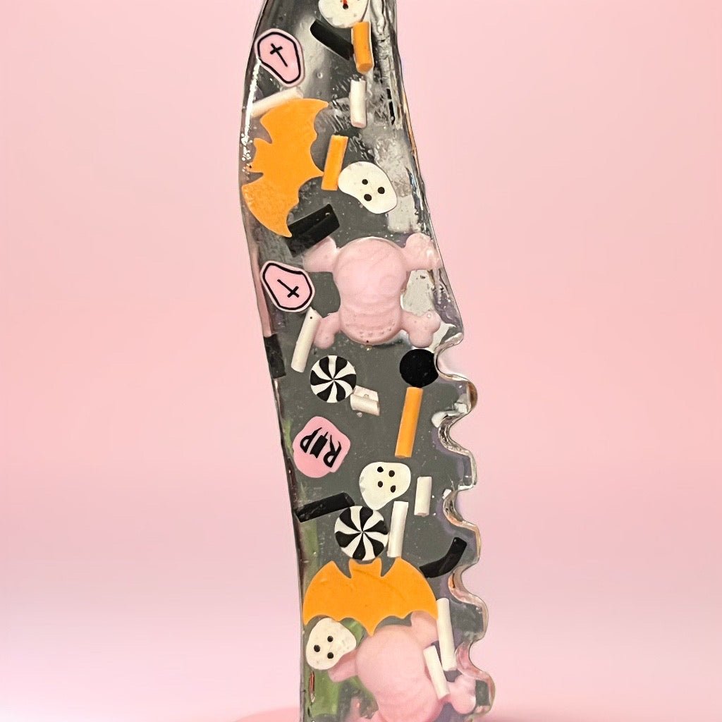 Cute Halloween Themed Resin Decorative Fake Dagger - Adorrible