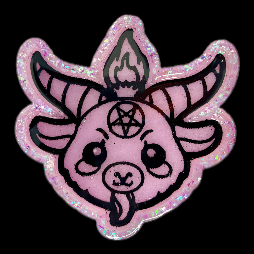 Goat Head Baphomet Tray - Adorrible