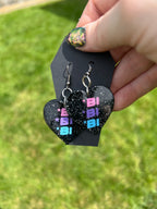 Queer Pride Heart Earrings - Adorrible