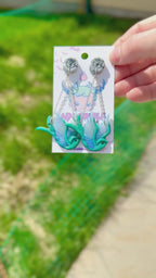 Swallow Bird Traditional Tattoo Inspired Earrings